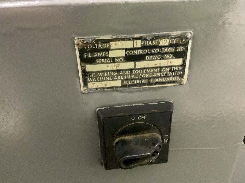 200,000 LB X 72" ARONSON  POWER WELDING TABLE: STOCK #72508