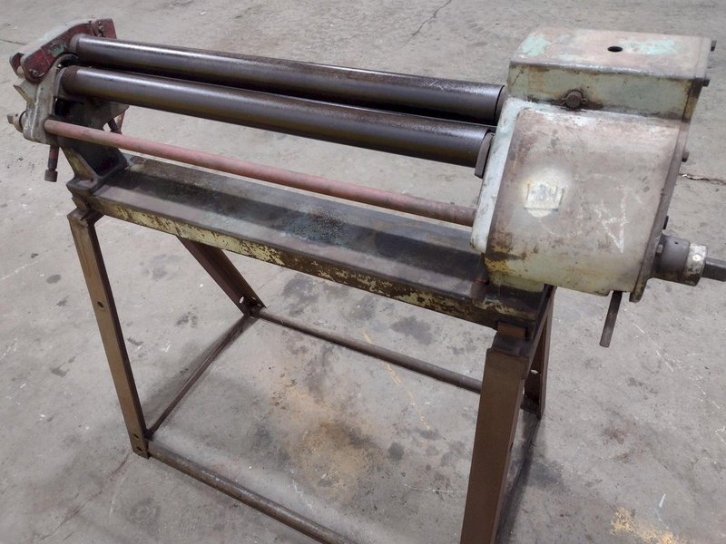 36" X 18 GAUGE PEXTO MODEL #390-F PLATE BENDING ROLL STOCK #18949