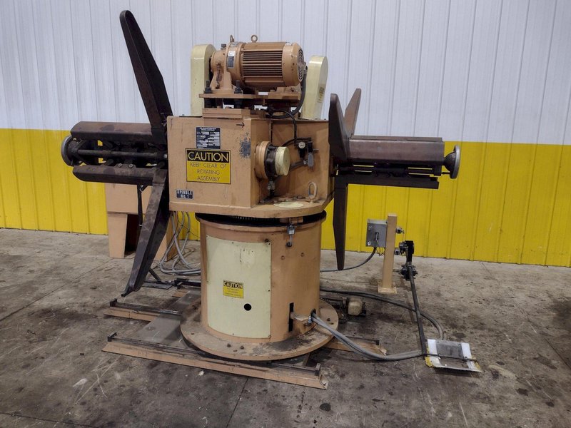 4,000 LBS X 18&quot; CWP MODEL #3RDM-18 DOUBLE END MOTORIZED COIL REEL UNCOILER: YOBRO #23973