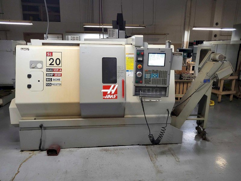 Haas SL-20B Big Bore CNC Lathe, 2003