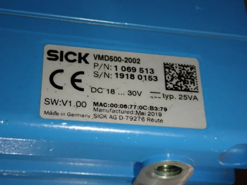 SICK LASER TRACK TRACE HEAD SCANNER  -  VMD500-2002