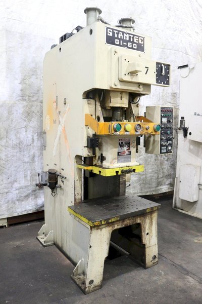 60 TON STAMTEC GAP FRAME PRESS: STOCK #72886