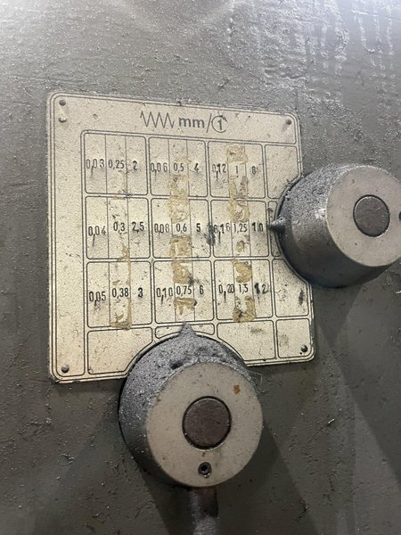 5&quot; WOTAN  MODEL #B-130 ROTARY TABLE &amp; #50 TAPER HORIZONTAL BORING MILL: STOCK 15974