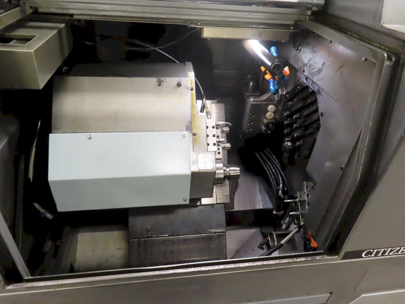 Citizen K16 VIIP CNC Swiss Type Automatic Screw Machine with CAV16K-1S Magazine Barfeed