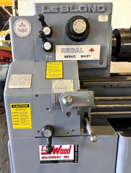 15&quot; x 54&quot; Leblond Regal Lathe, Servo-Shift 45-1800 RPM, 5 HP, Clean