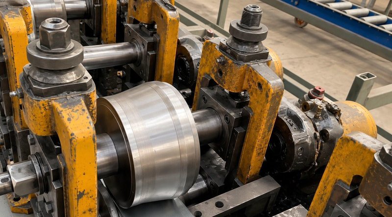 Jidet - rollforming line with 7 tool sets sectional gates
