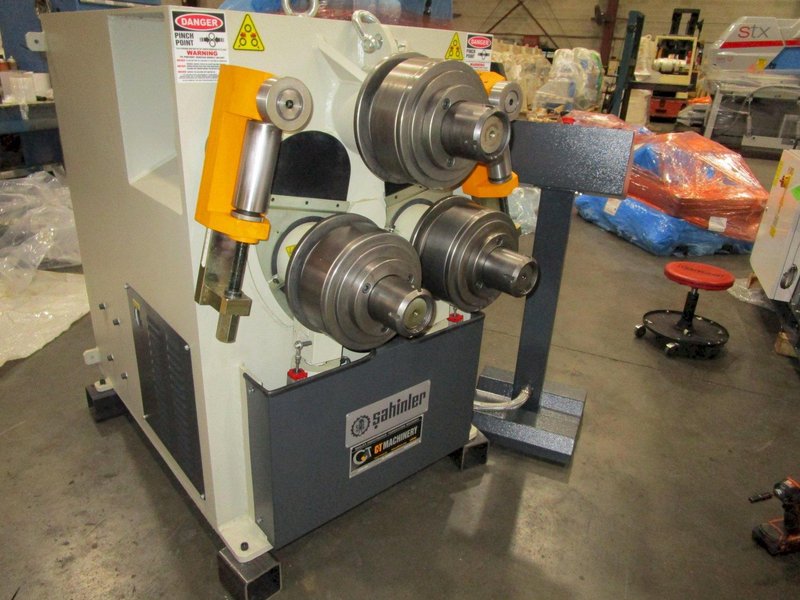 3/8" x 3" x 3" NEW Cole-Tuve Sahinler Angle and Shape Bending Roll Model HPK 80 Hydraulic - Double Pinch Type