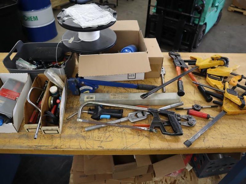 Hand Tools, Various, Saws, Plumb Bobs, Clamps, Pliers, Screw Drivers and More- Auction Item