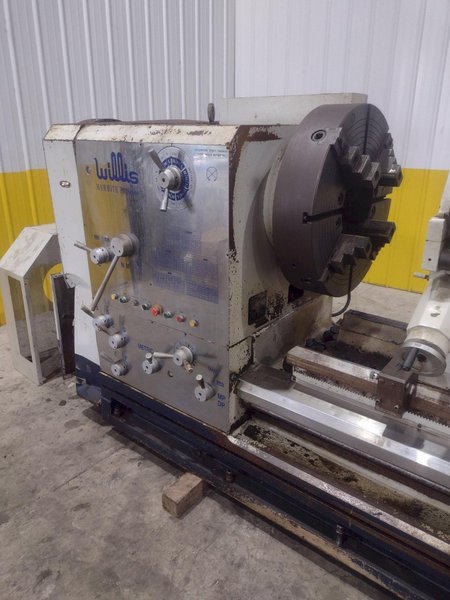 40" X 120" WILLIS MODEL #PA4010030 HOLLOW SPINDLE ENGINE LATHE, 10" HOLE, MAMMOTH SERIES, NEW 2009: STOCK #22267