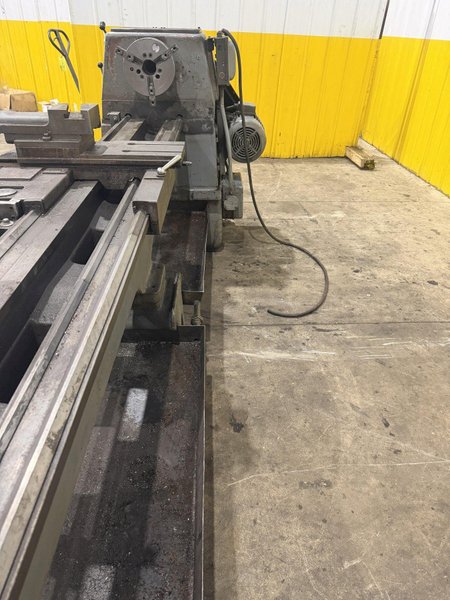 20" X 84" MEUSER MODEL #M1L-34828 ENGINE LATHE, 2" HOLE &amp; METRIC: YOBRO #25402