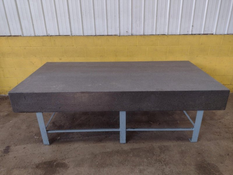 8&#039; X 4&#039; X 10&quot; CHALLENGE PRECISION LAYOUT INSPECTION GRANITE TABLE: STOCK #23801