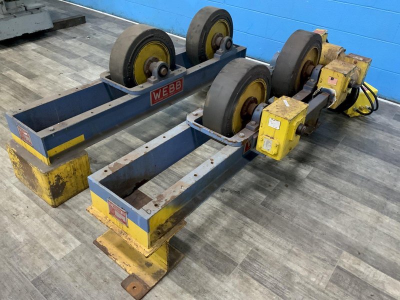 12,000 LB. WEB MODEL S165 TANK TURNING ROLL SET: STOCK #80910
