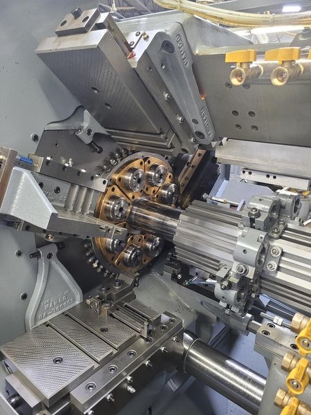 Acme Gridley Model RA-8 3/4&quot; Multiple Spindle Automatic Screw Machine, Logan Clutches, Electric Air P/O, Backworking, Complete Rebuilt-2020-As NEW.