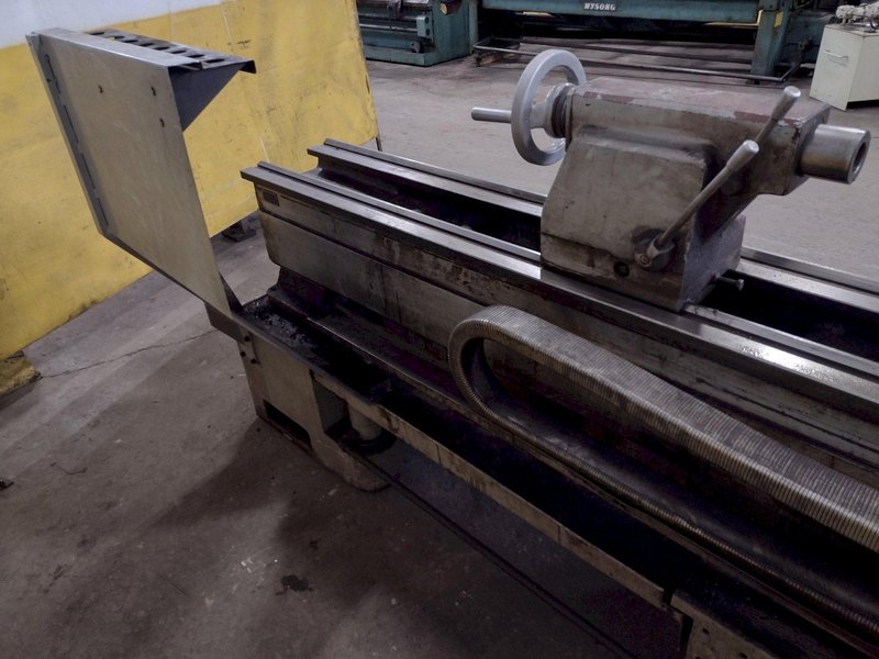 22" X 157" TARNOW MODEL TUJ 50M GAP BED ENGINE LATHE, 3.5" HOLE: STOCK 17547