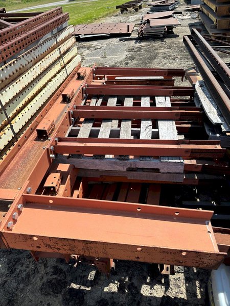 8' T X 44" D X 12' LONG CANTILEVER MATERIAL STORAGE RACK. STOCK # 0626323