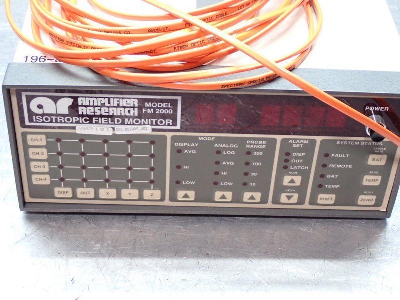 AMPLIFIER RESEARCH ISOTROPIC FIELD MONITOR  -  FM 2000