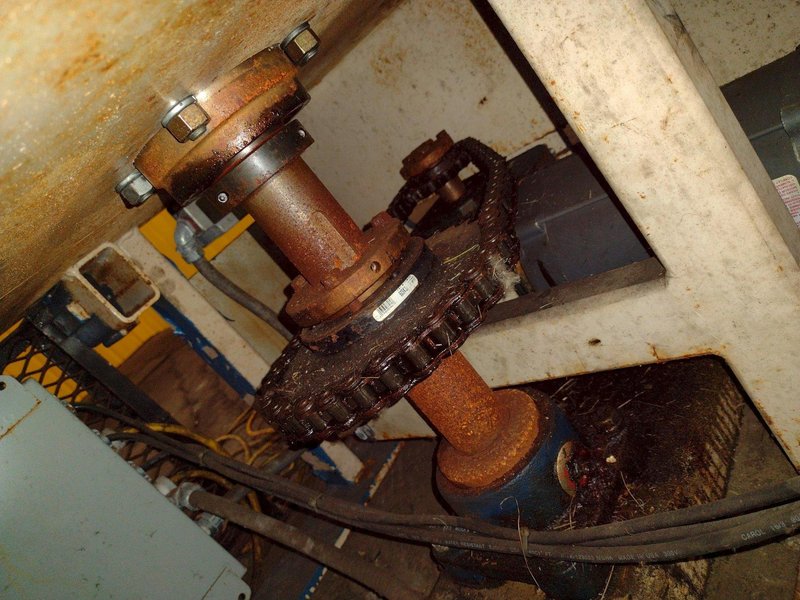 5,500 LBS X 48" AWC ACCRA WIRE CONTROLS MODEL #F-200AF HORIZONTAL PALLET TYPE POWERED DE-COILER REEL: STOCK #19270