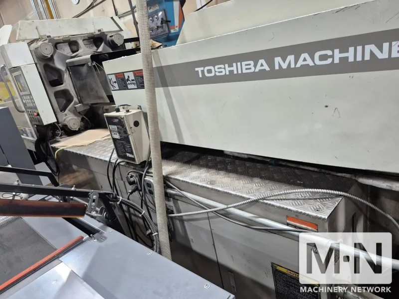 250 TON 30 OZ TOSHIBA MODEL ISG250NV10-19A INJECTION MOLDING MACHINE MFG 1999