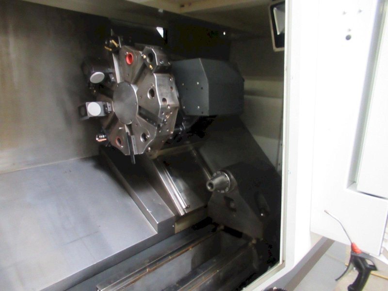 Haas ST-30 CNC Turning Center, Live Milling, 12 Station Turret, 3400 RPM Spindle, Tailstock, Chip Conveyor, Tool Presetter, Bar Feed