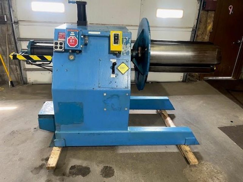 6,000# x 34&quot; AMERICAN STEEL LINE NONMOTORIZED UNCOILER STOCK # 3788