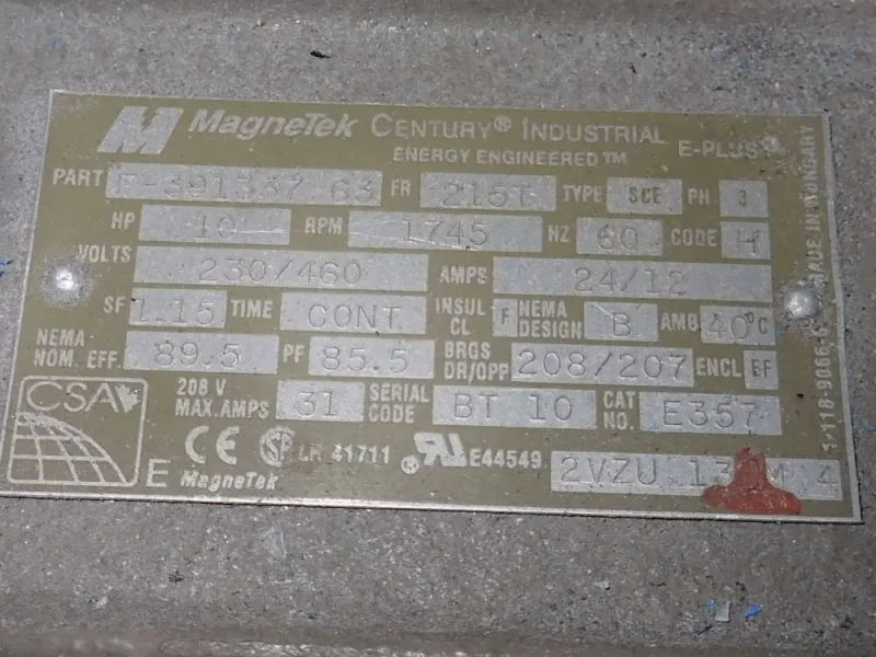 NELMOR 10 HP GRANULATOR  -  MV1012