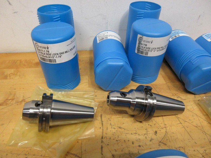 Techniks SYIC CAT40 Tool Holders (9 pcs) Assorted ***All New In Packaging***- Auction Item
