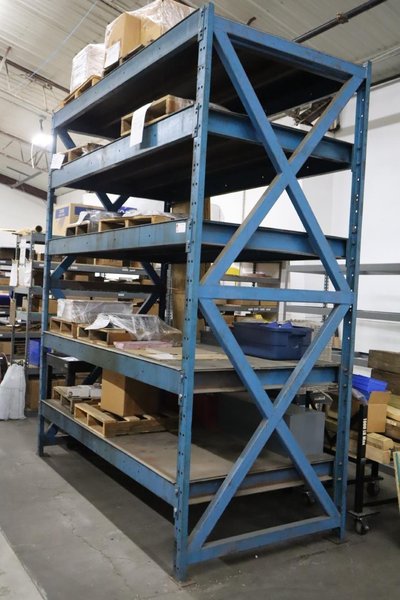 Pallet Racking 6 Shelves - NO CONTENTS 102&quot; x 48&quot; x 121&quot;H- Auction Item