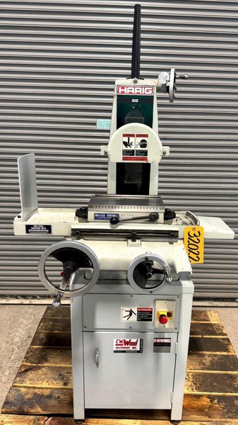 6&quot; x 12&quot; Harig Surface Grinder No. 612, Hand, Chuck, 1.5 HP, Nice