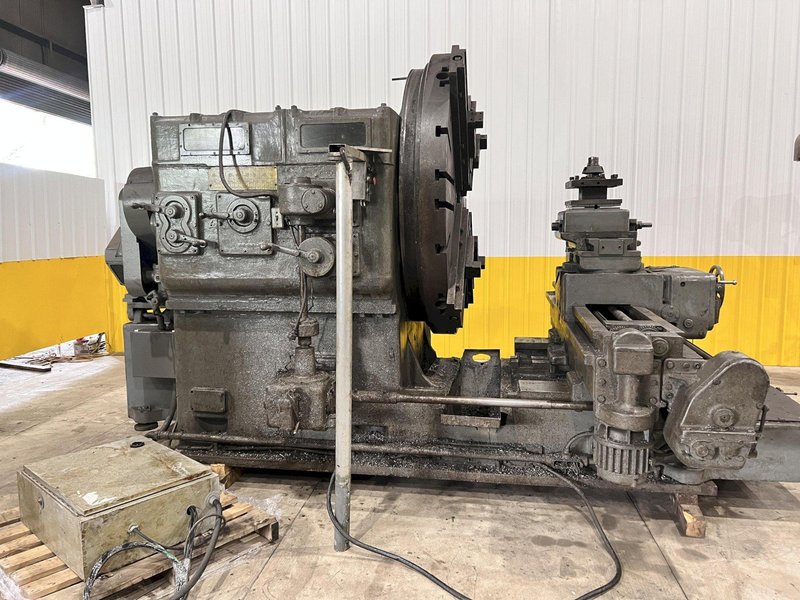 120&quot; SWING CRAVEN HEAVY DUTY FACING T-LATHE: STOCK #21007