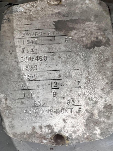 7.5 HP EVERETT MODEL 14-16 ABRASIVE CUTOFF SAW: STOCK #19602