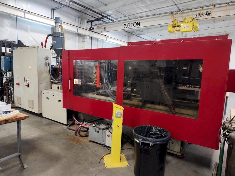 Negri Bossi Used VE320 Electric Injection Molding Machine, 320 Ton, 37.39 oz., yr. 2010
