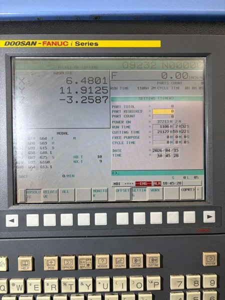 Doosan DNM-500II CNC Vertical Machining Center – TSC Mill
