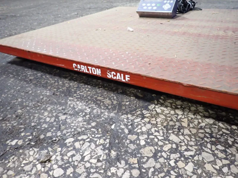 BTEK 5000 LBS / 48" X 48" DIGITAL FLOOR SCALE   -  BT-4848-5K-FEFS-TA