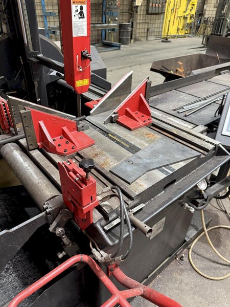 20” X 24” AMADA VT-5063SW CNC VERTICAL TILT-FRAME BANDSAW W/ 96” AUTO FEED SYSTEM. (NEW IN 2025) STOCK #1218725