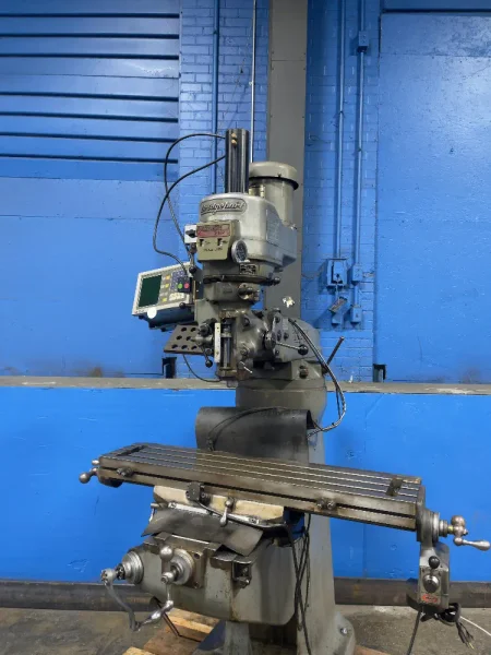 BRIDGEPORT 42” X 9” VERTICAL MILL