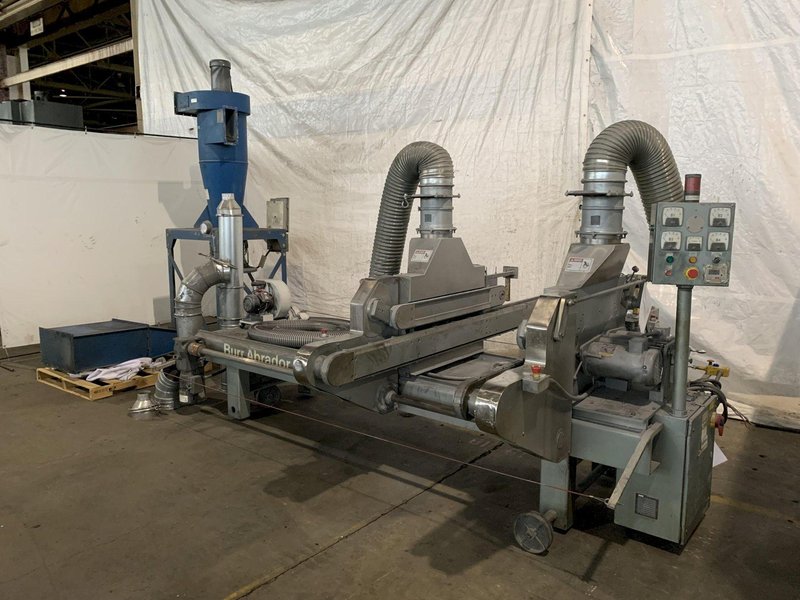 96&quot; X 96&quot; BURR-ABRADOR TOP SIDED DEBURRING MACHINE. STOCK # 0746323