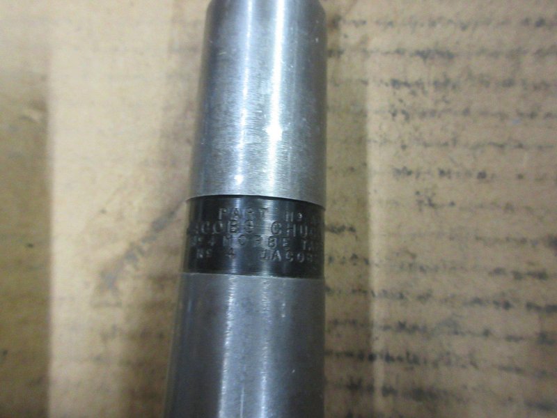 Jacobs Keyed Drill Chucks (2) No. 18N, On MT #3 &amp; #4, with Extra Keys and Morse Taper Adapters- Auction Item