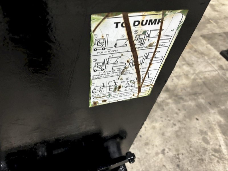 1/2 CU. YARD x 4,000 LBS CAPACITY APEX SELF DUMPING BIN HOPPER: STOCK #21810