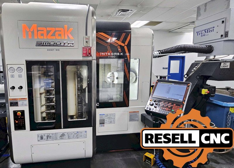 2018 Mazak Integrex i-150 Multi-Axis CNC Lathe w/ Bar-Feeder