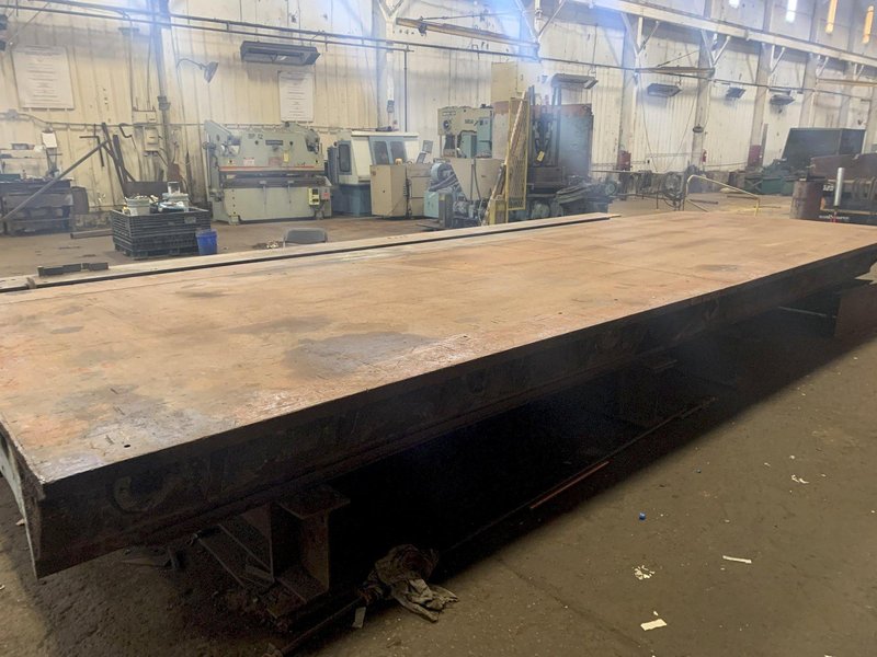 85&quot; X 146&quot; HEAVY DUTY STEEL LAYOUT TABLE: STOCK #12439