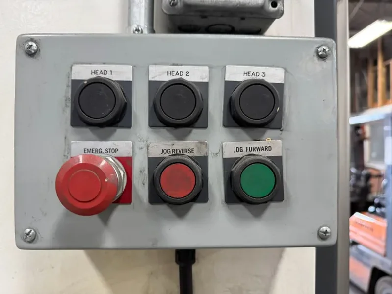 USED 2004 TIMESAVERS 3 ABRASIVE HEAD WET WIDE BELT SANDER