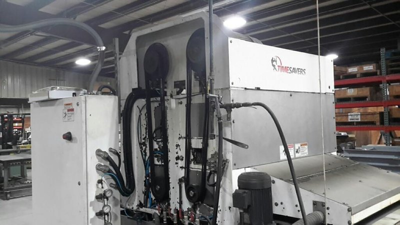 37&quot; TIMESAVER - 3100 Series LYNX “Wet” Combination Belt/Brush Finishing Machine, Model 3121-13-04