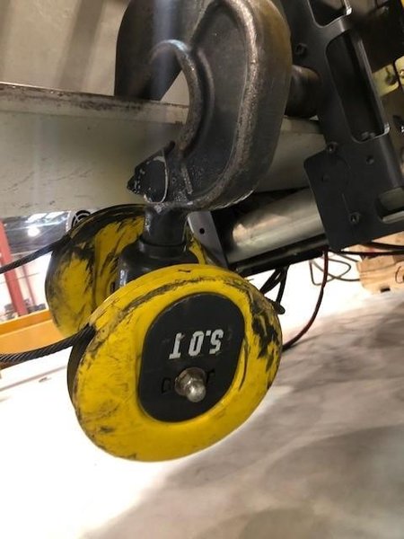 5 TON R&amp;M SPACE MASTER SX MONORAIL CRANE WORK STATION STOCK #2832