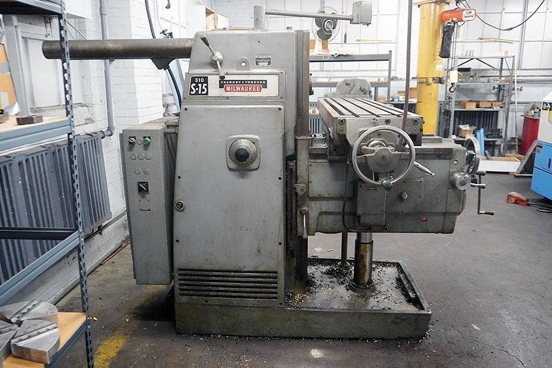 MILWAUKEE KEARNEY &amp; TRECKER MODEL #310 S-15 HORIZONTAL MILL: YOBRO #25930