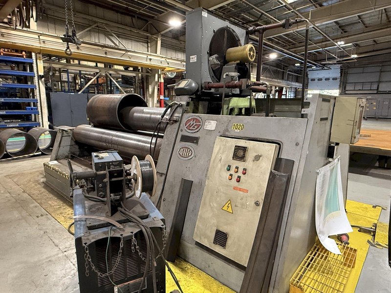 1.5" X 10' MG MODEL #EH-430/40 4-ROLL HYDRAULIC PLATE BENDING ROLL: STOCK #23768