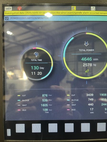 DN Solutions Puma 5100LC CNC Lathe, 2023 – 10.8″ Big Bore, Schunk Air Chuck, Chip Conveyor, Low Hours