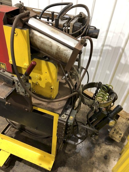 10&quot; x .080&quot; COIL JOINING TECH SHEAR BUTT END WELDER WITH MILLER ECONO TWIN HF WELDER: STOCK #19064