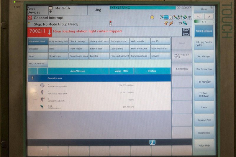 2014 BLM LT-8 Tube Laser (#5640)