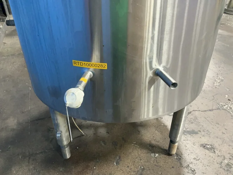 CHERRY-BURRELL CORP. APPROX. 374 GAL / 50” DIAMETER, 44” H STAINLESS STEEL PROCESSING TANK  -  3091