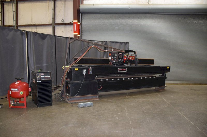 120&#039; X 3/8&#039; PANDJIRIS MODEL 12-FS SEAM WELDER WITH LINCOLN POWERWAVE WE